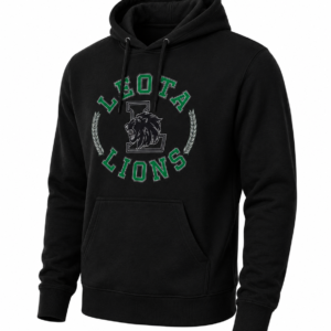 black hoodie Leota Lions Hoodie (Youth)