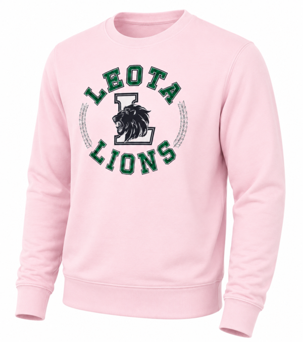 sweatshirt-pink Leota Lions Sweatshirt (Youth)