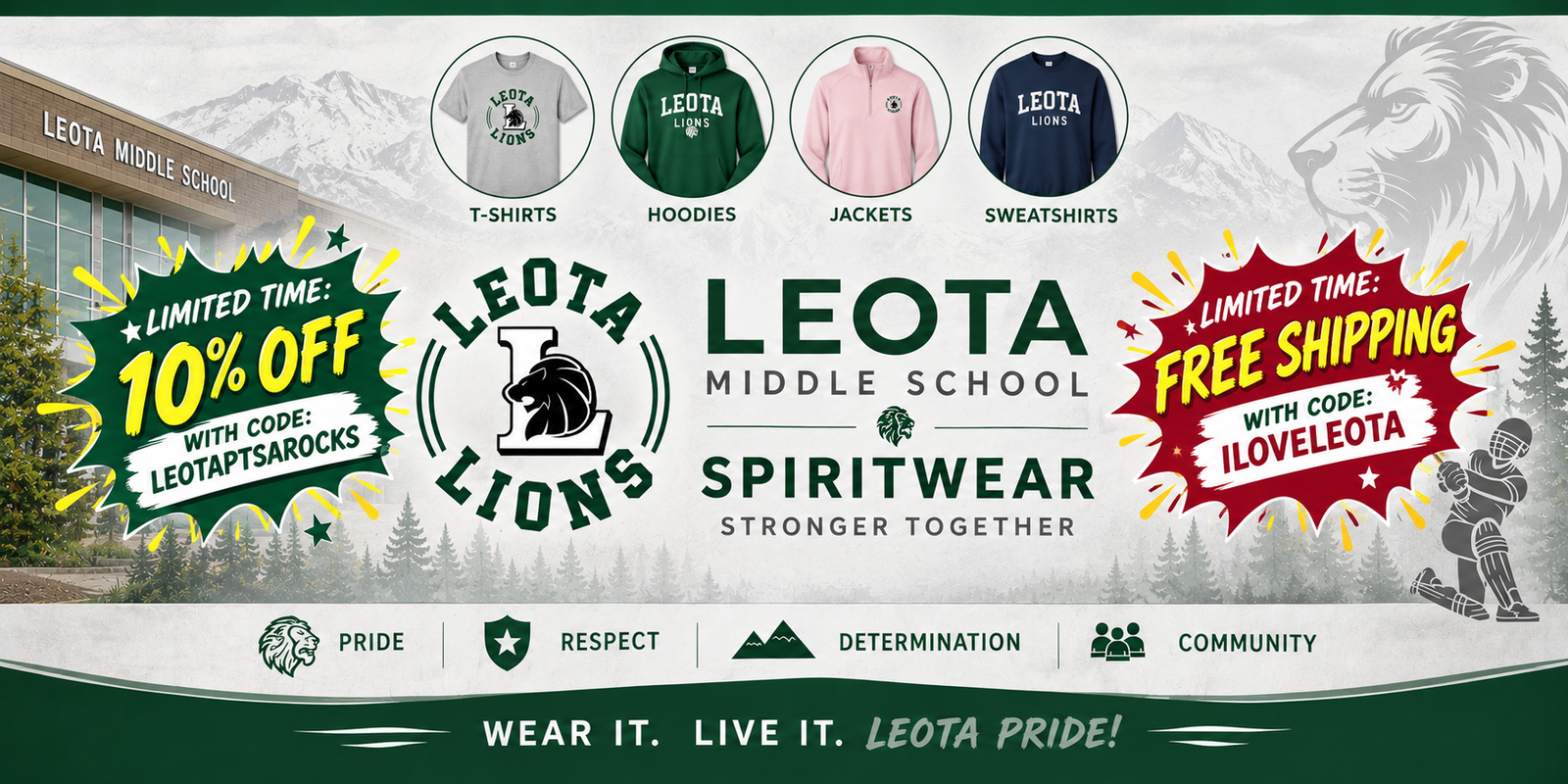 LeotaPTSATemp Leota Lion TShirt (Youth)